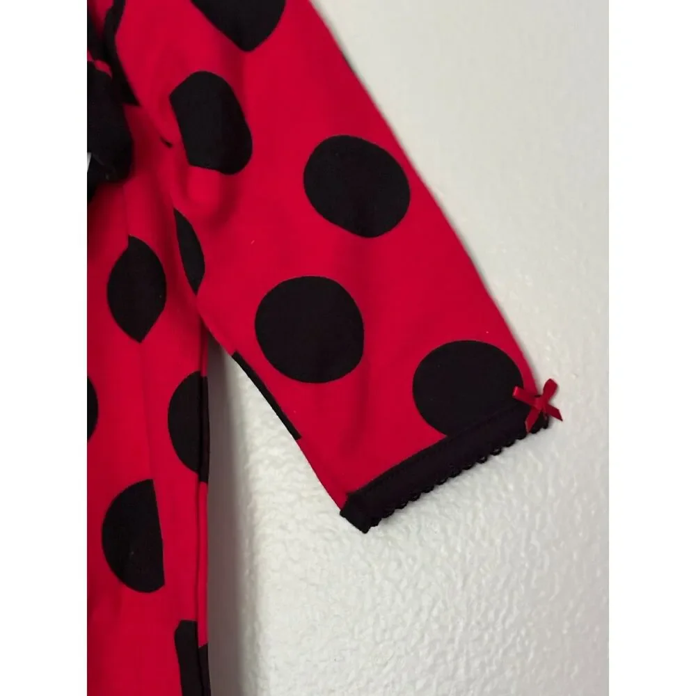NWT Carter's Just One You Baby 6M Ladybug Sleep & Play Footed Romper Hat Set